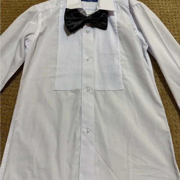 Perry Ellis Indigo Blue Tuxedo 5-Piece Set Boy Size 8 - Picture 3 of 10